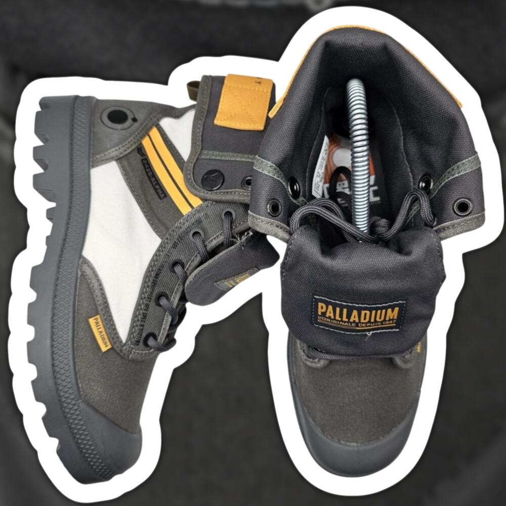 Palladium X Destiny Pampa Baggy Taikonaut Black Boots Mens 4 Womens 5.5 Canvas